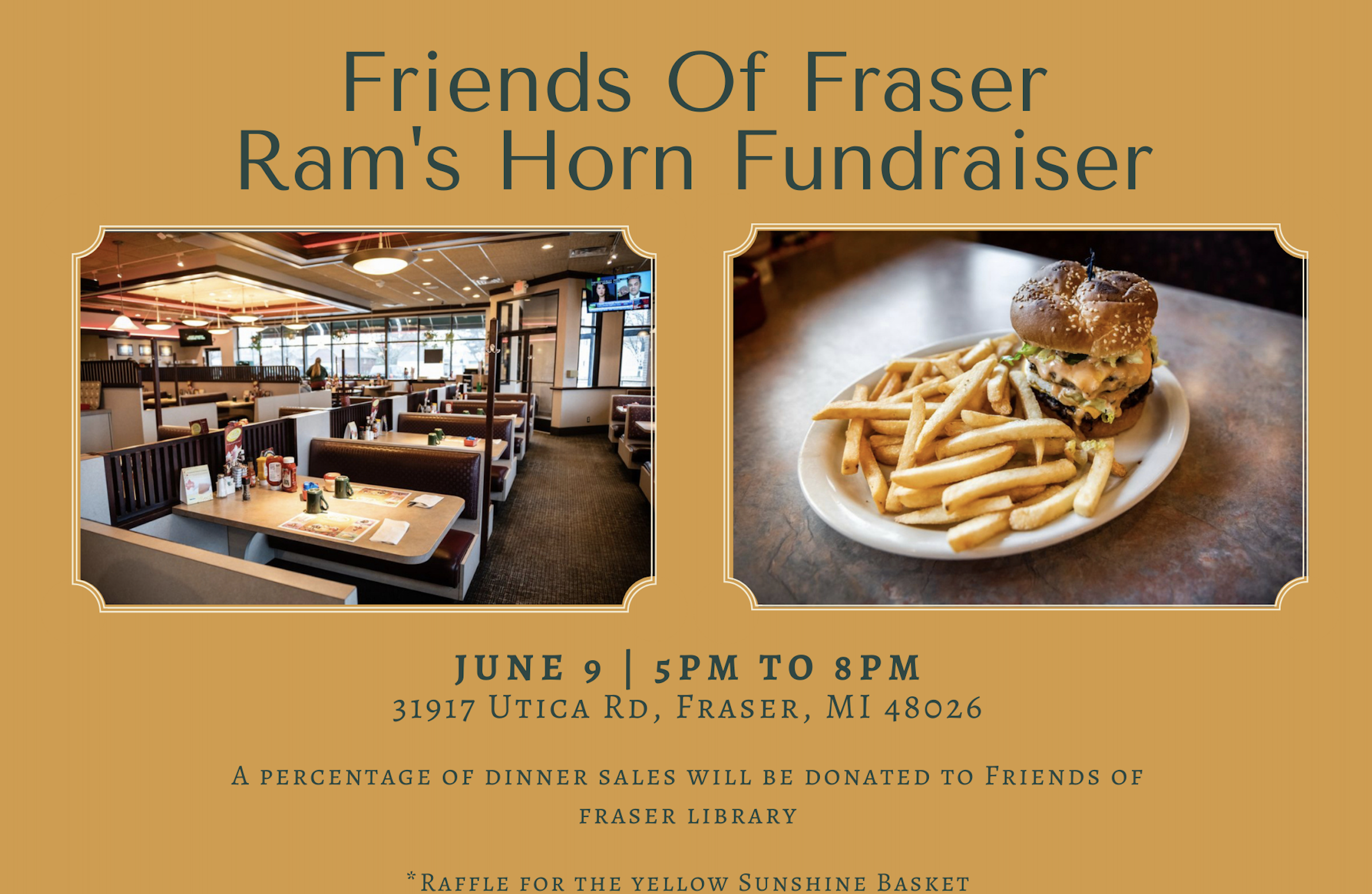 Friends Ram's Horn Fundraiser