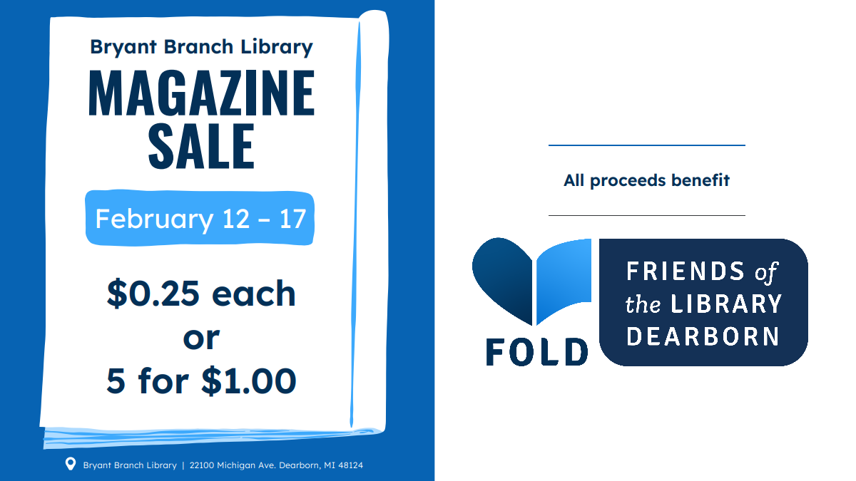 Magazine Sale at Bryant Branch Library