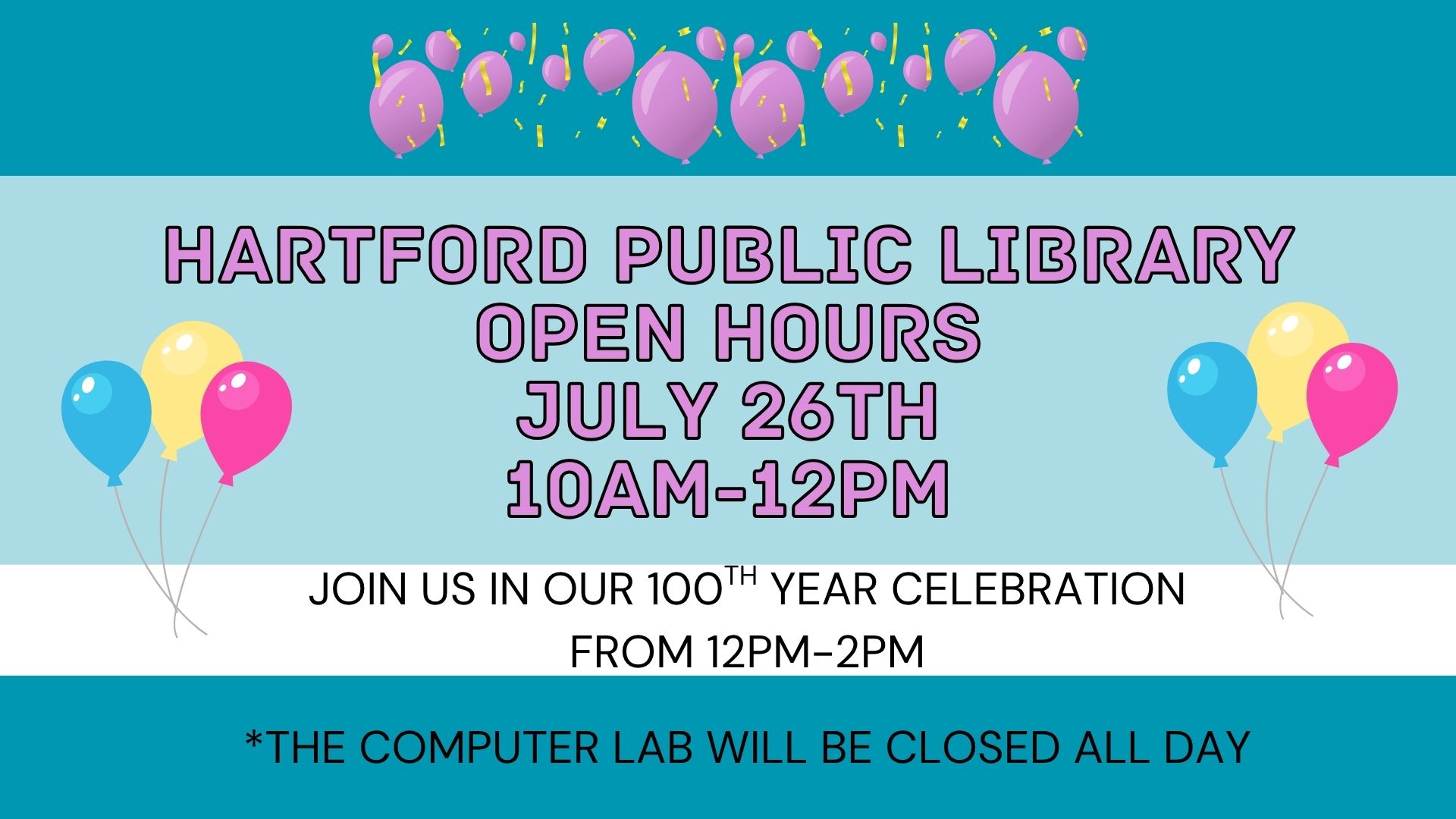 Hartford Public Library Hours