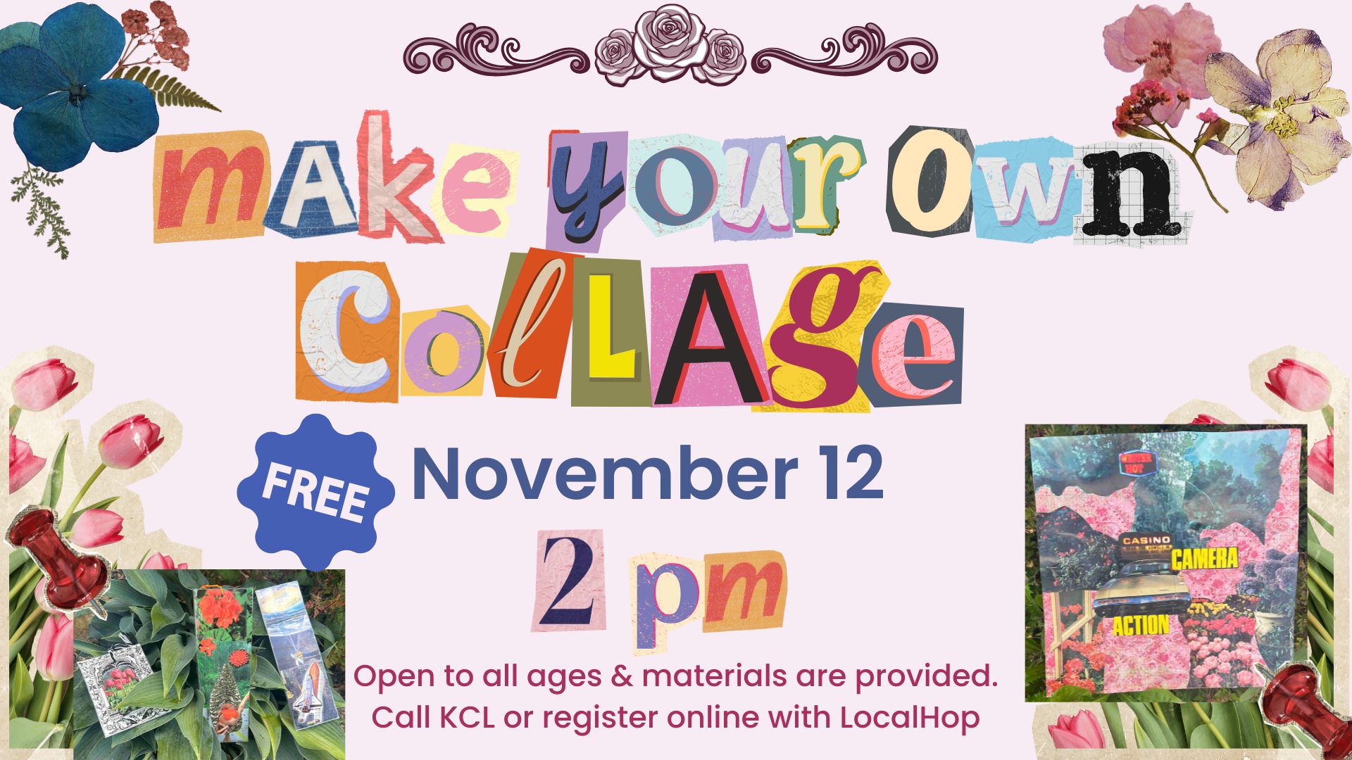Collage Class at Kutztown Community Library