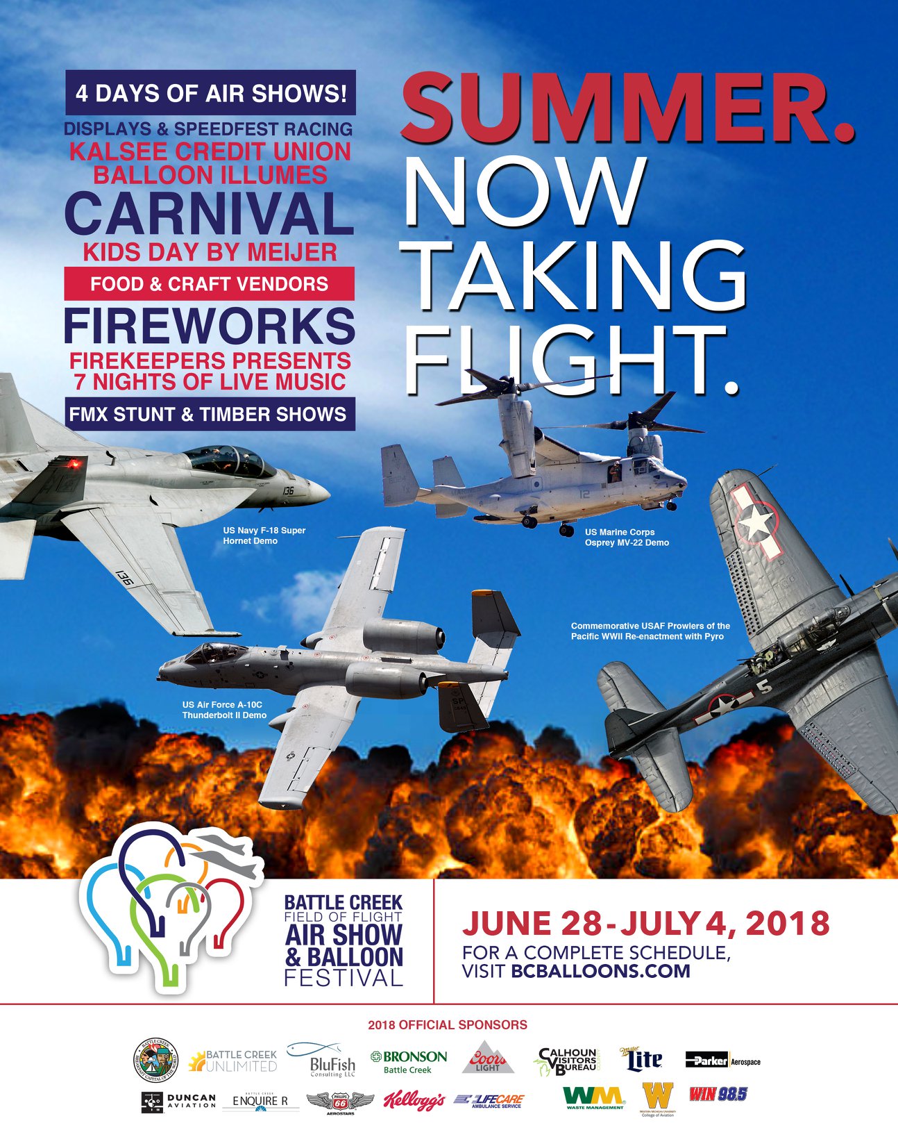 Thirsty Thursday - Battle Creek Field of Flight Air Show & Balloon Festival 2018