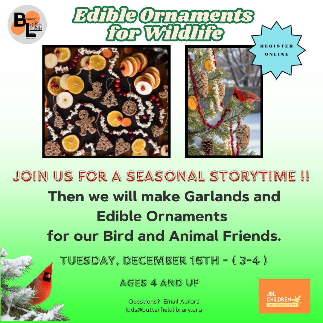 Edible Ornaments for Wildlife