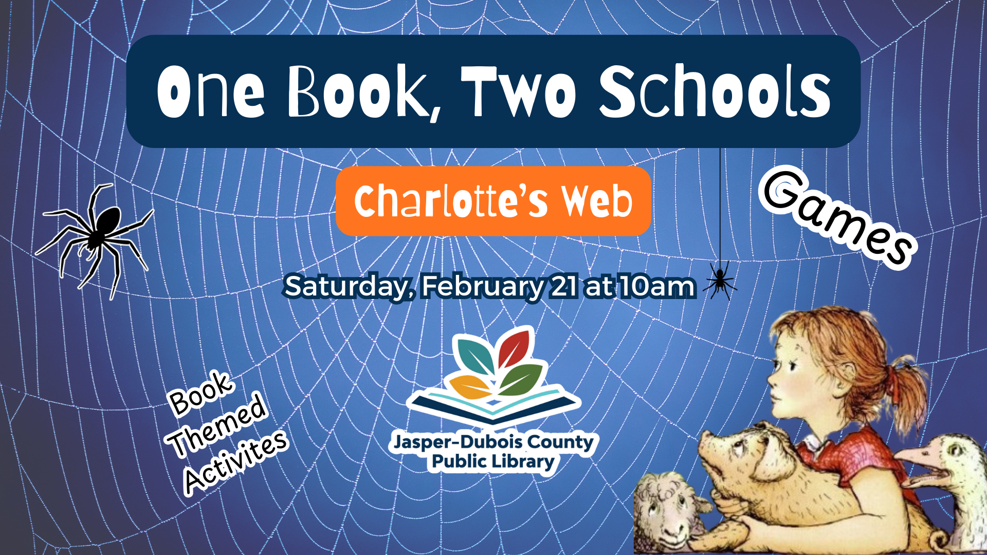 One Book, Two Schools: Charlotte's Web