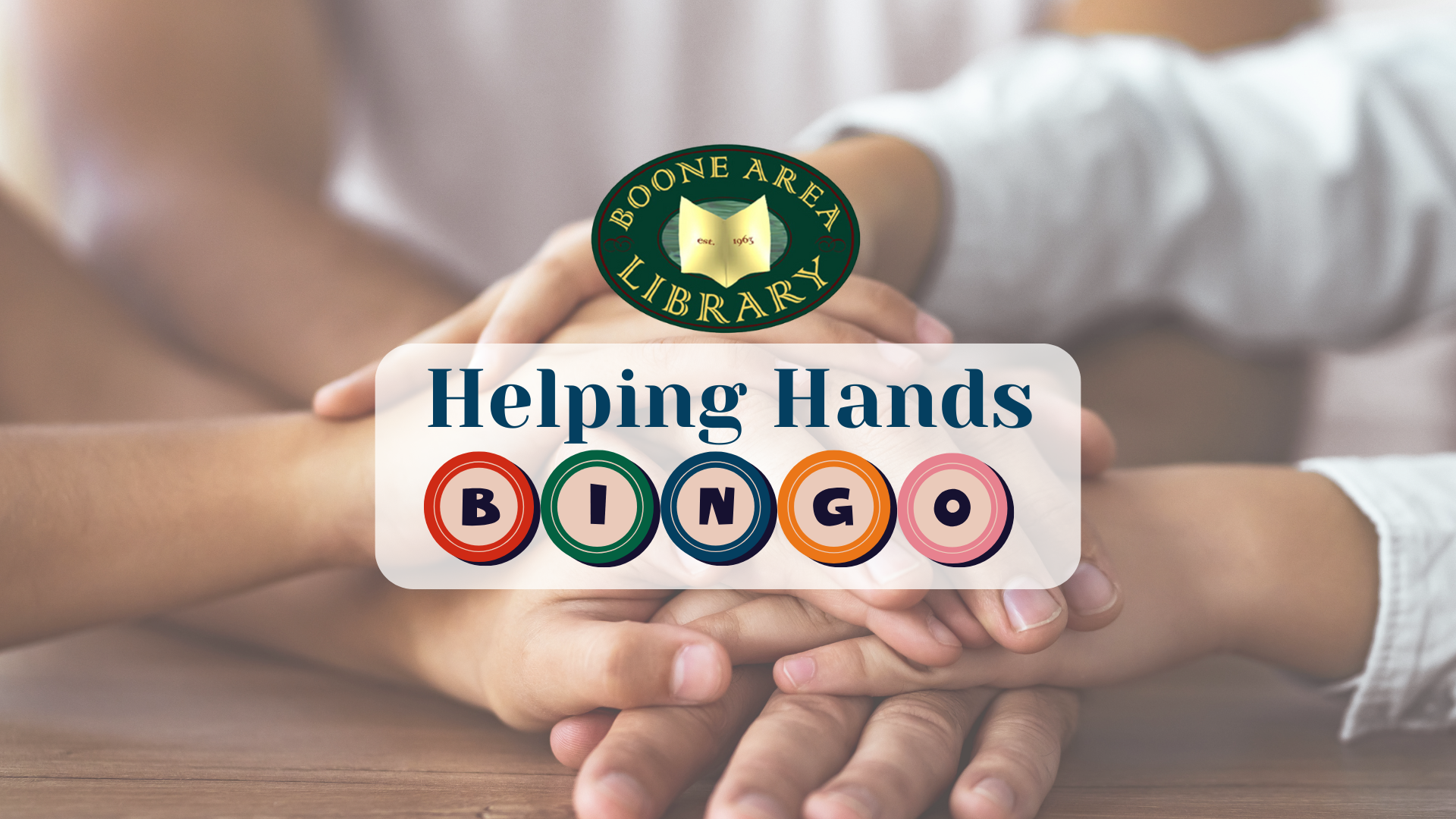 Helping Hands Bingo