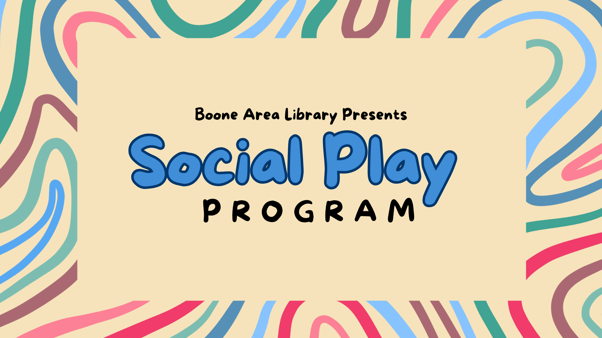 Social Play Playgroup at Boone Area Library
