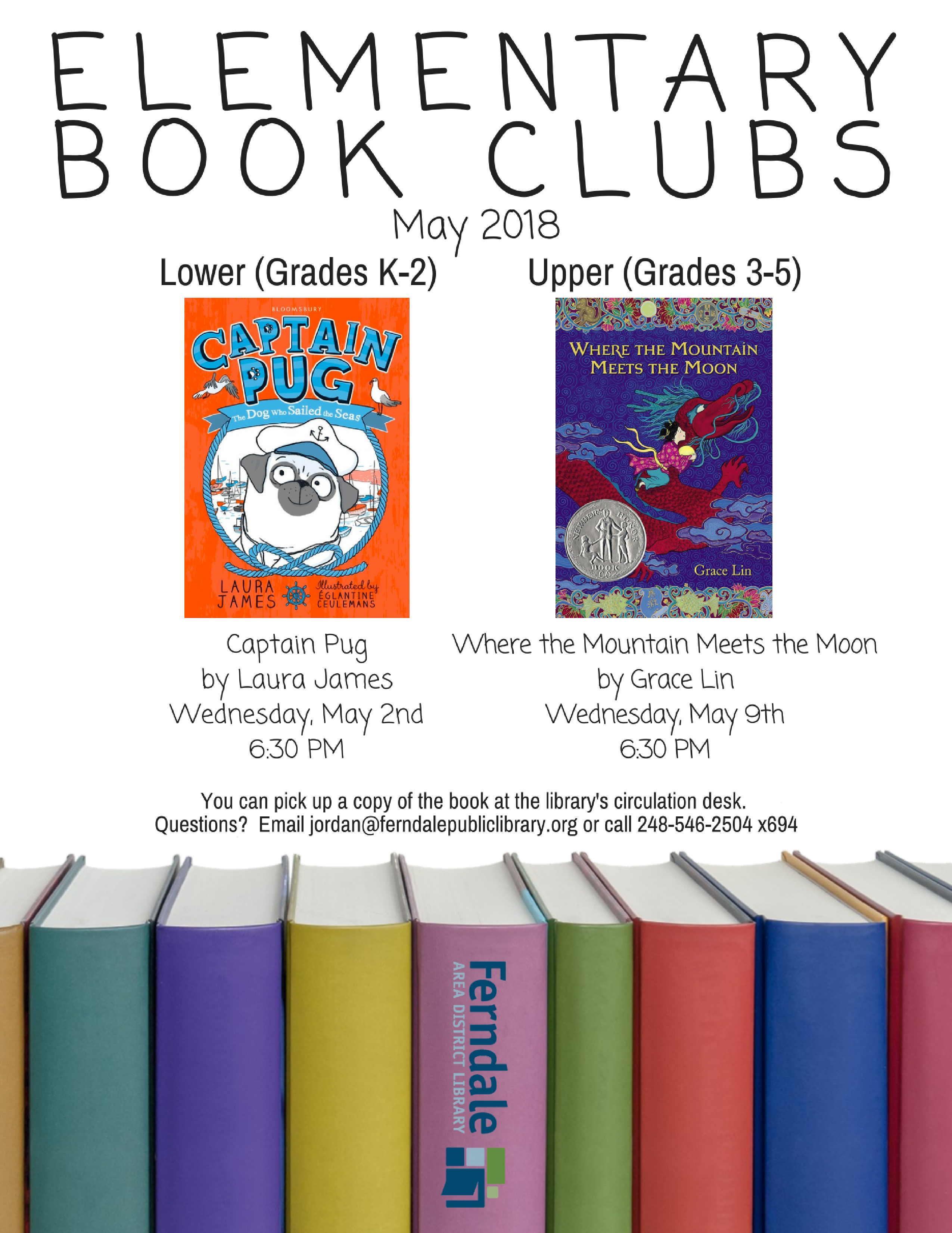 Lower Elementary Book Club (Grades 1-3)