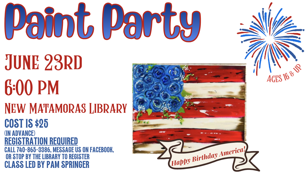 23junenewmatpaintparty