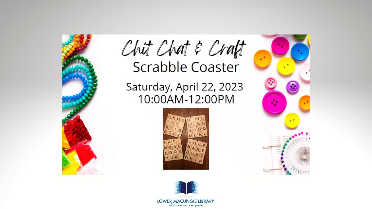 Chit Chat & Craft: Scrabble Coaster