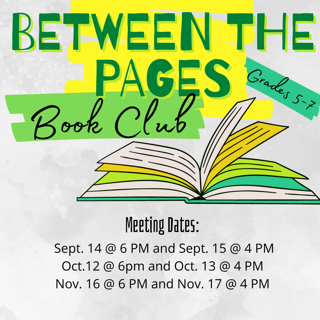 BeTWEEN the Pages; a Book Club for Tweens