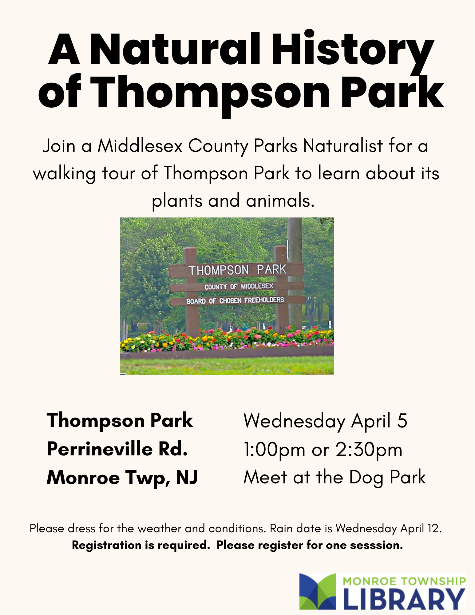 A Natural History of Thompson Park