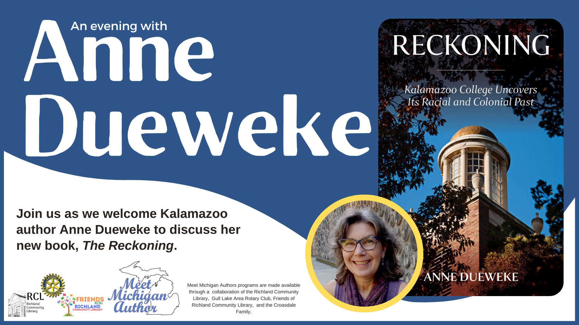 An Evening with Anne Dueweke: In Conversation with Donna Odom