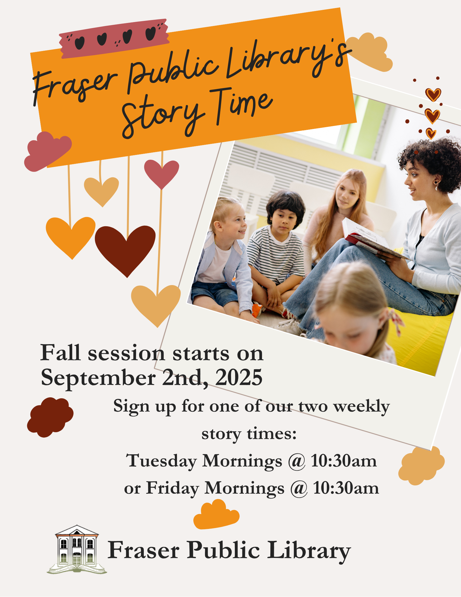 Fraser Public Library Storytime: Fall session