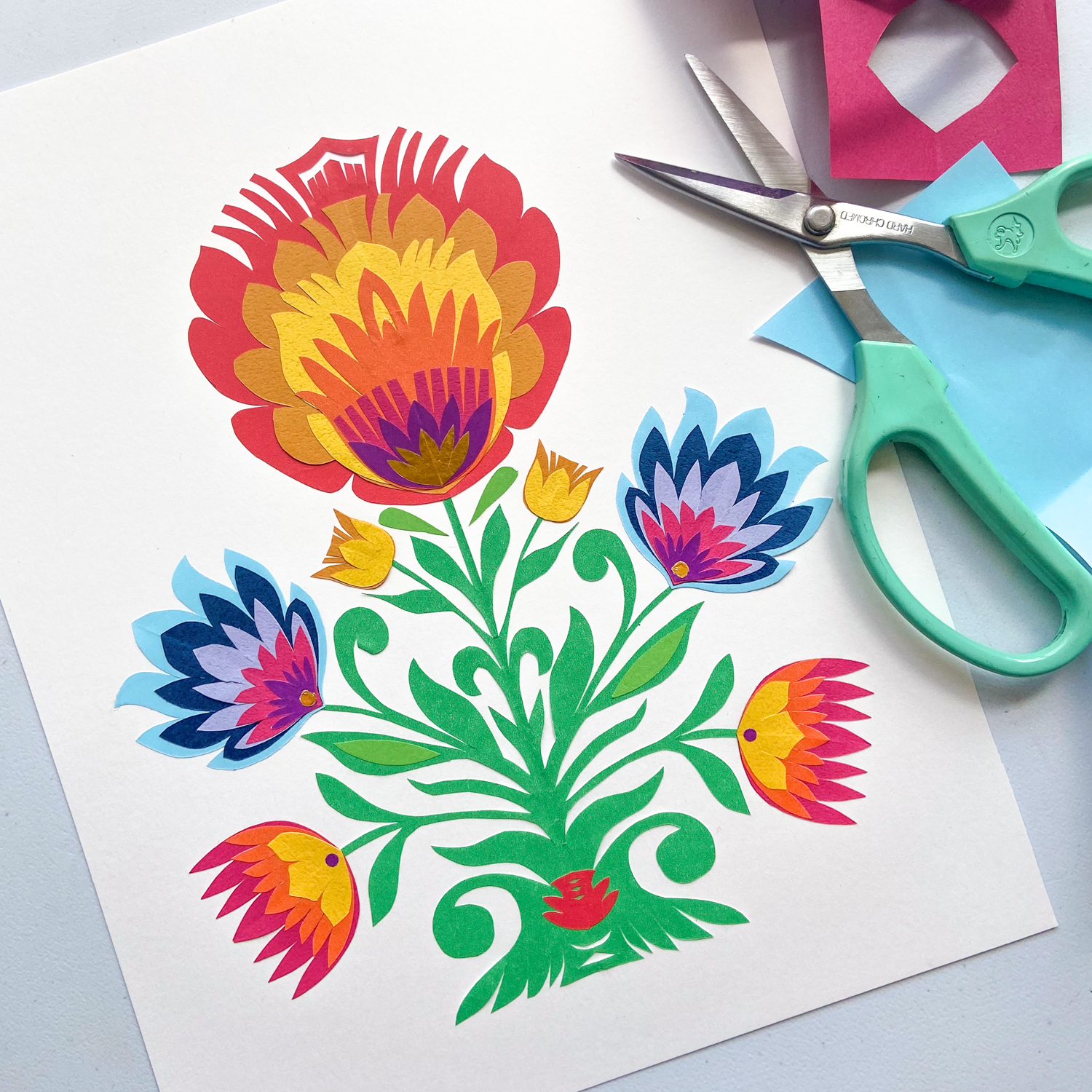 Sam Wrobel Wycinanki Papercutting -- Lecture and Demonstration, funded by the Passing It On Grant from LA Folklife