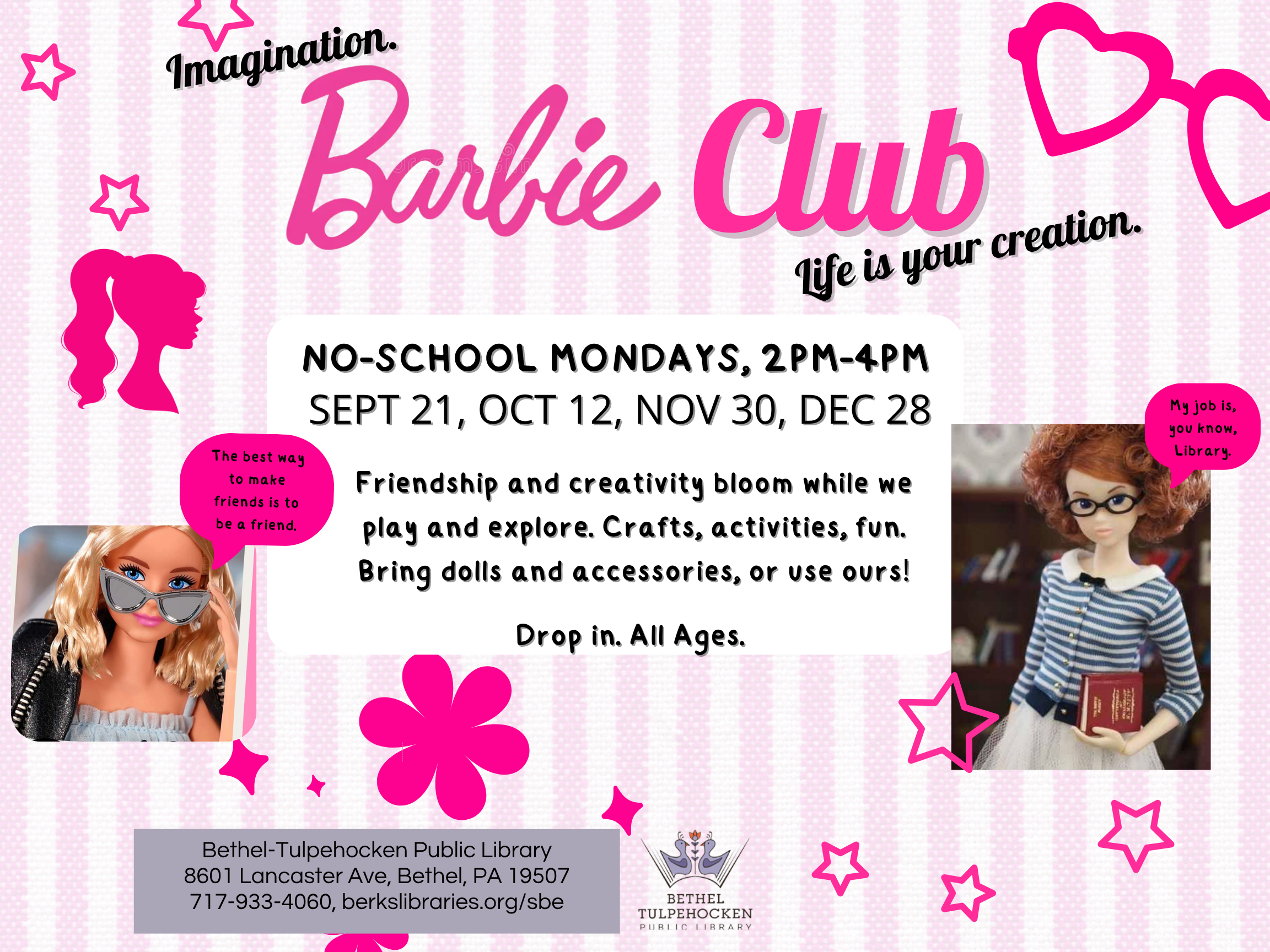 Barbie Club at Bethel-Tulpehocken Public Library