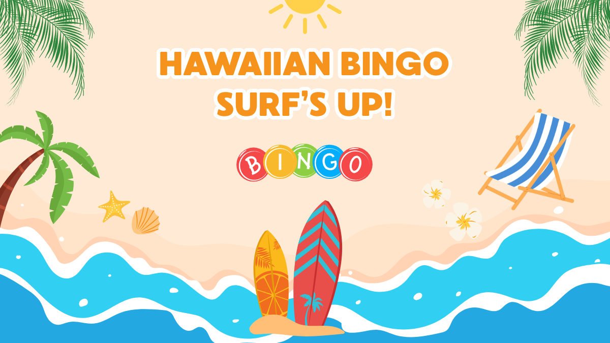 Hawaiian Bingo Surf’s Up!