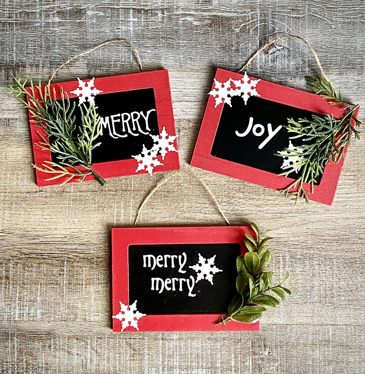 DIY Crafternoon - Winter Chalkboard Art