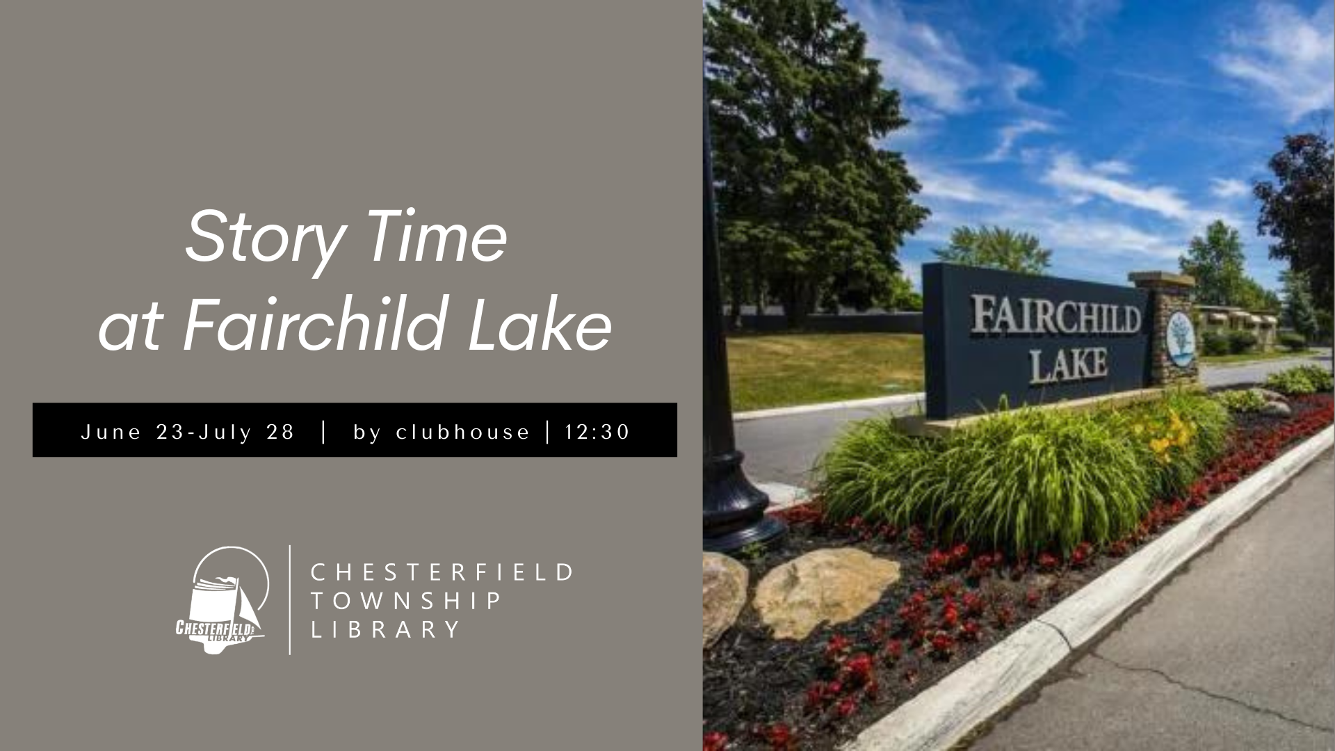 Storytime at Fairchild Lake