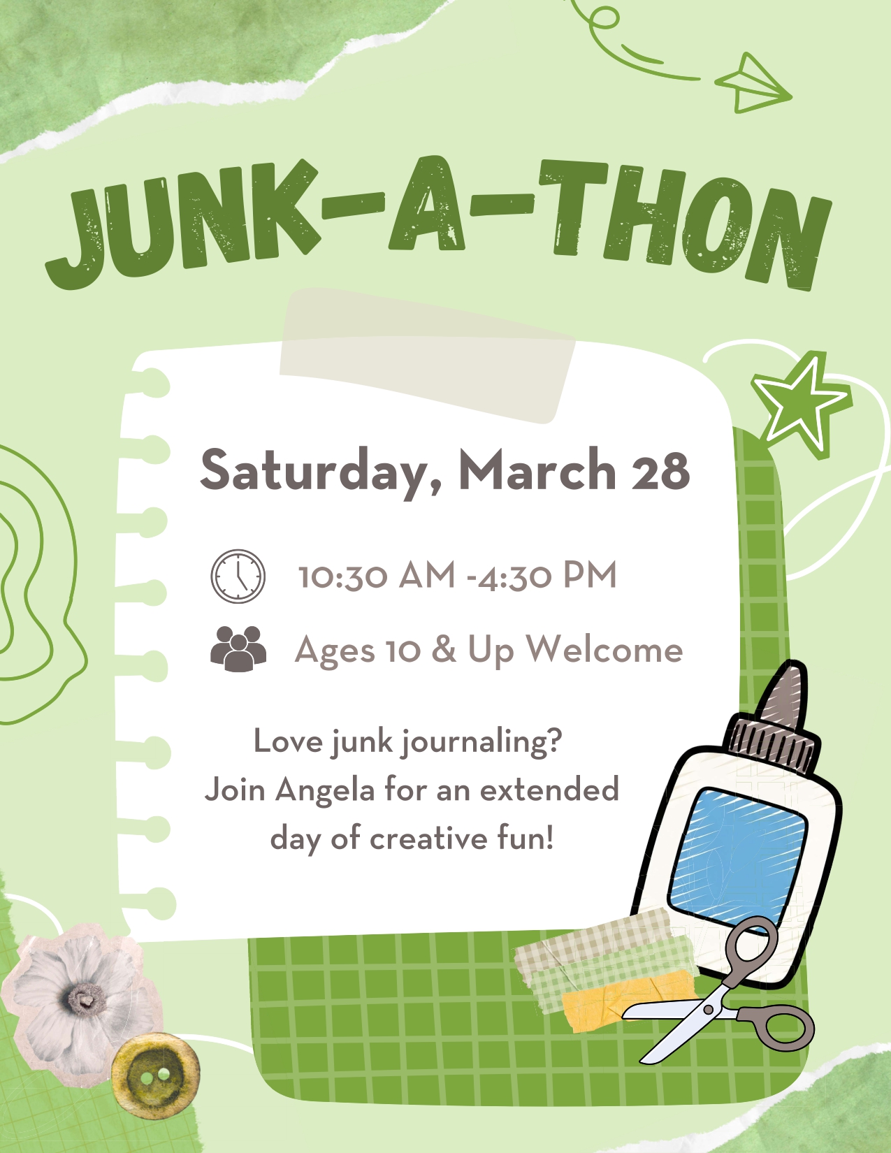 Junk-A-Thon- Extended Junk Journaling Day
