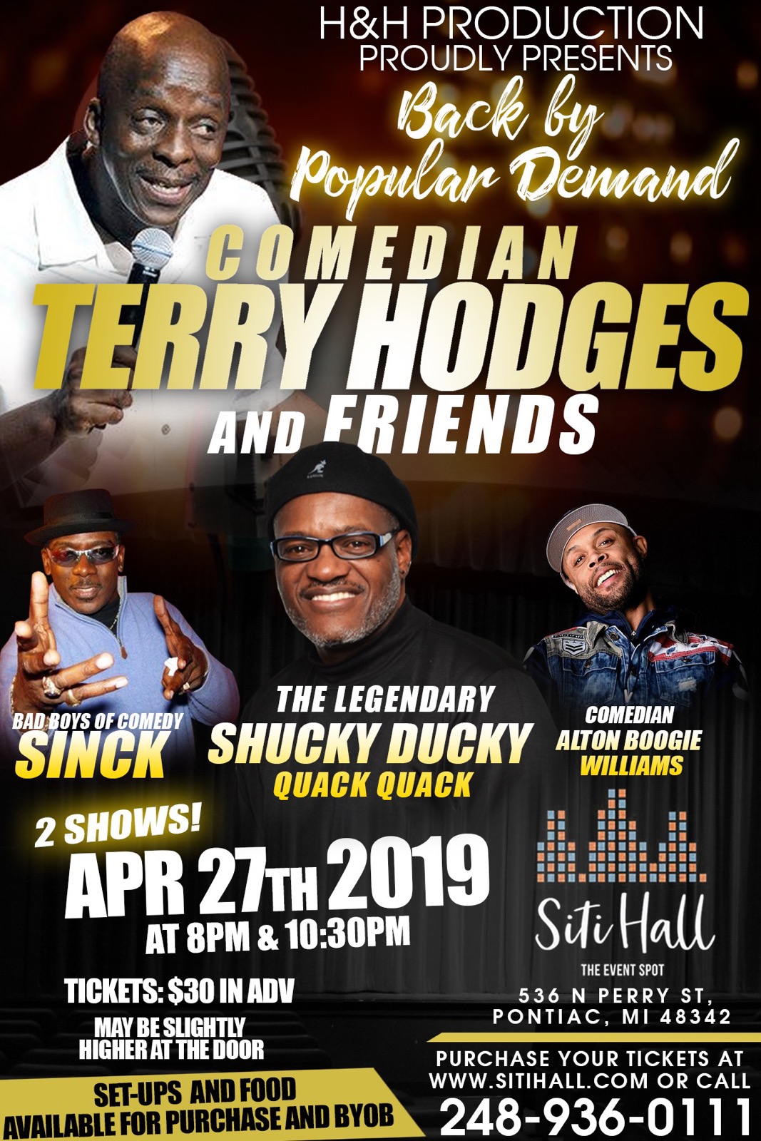 Terry Hodges And Friends Of Comedy - Saturday, April 27, 2019, 7:00 Pm 