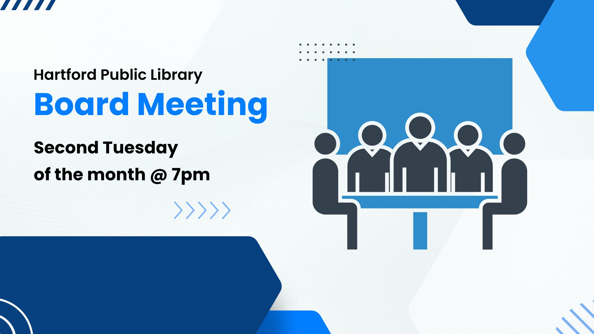 Hartford Public Library Board Meeting