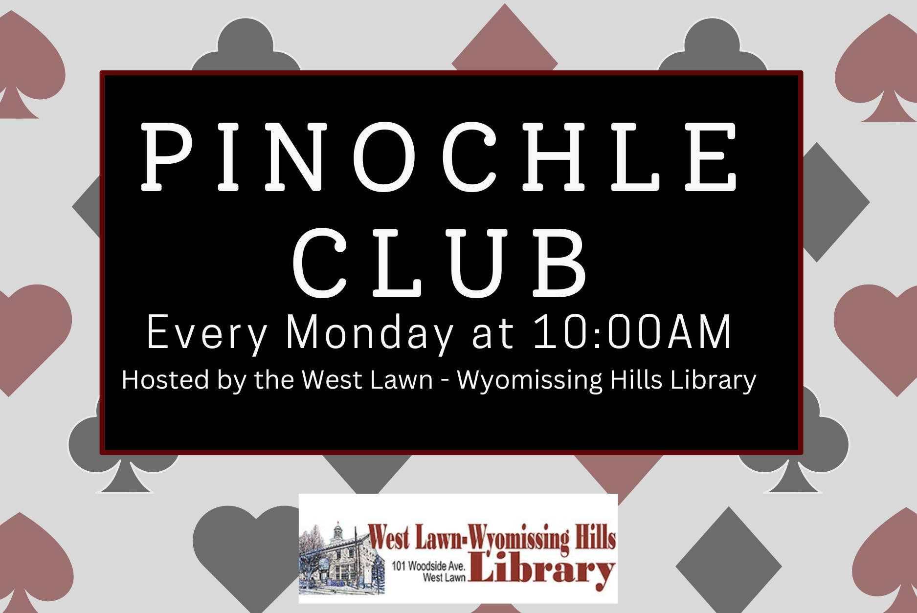 Pinochle Club at West Lawn-Wyomissing Hills Library