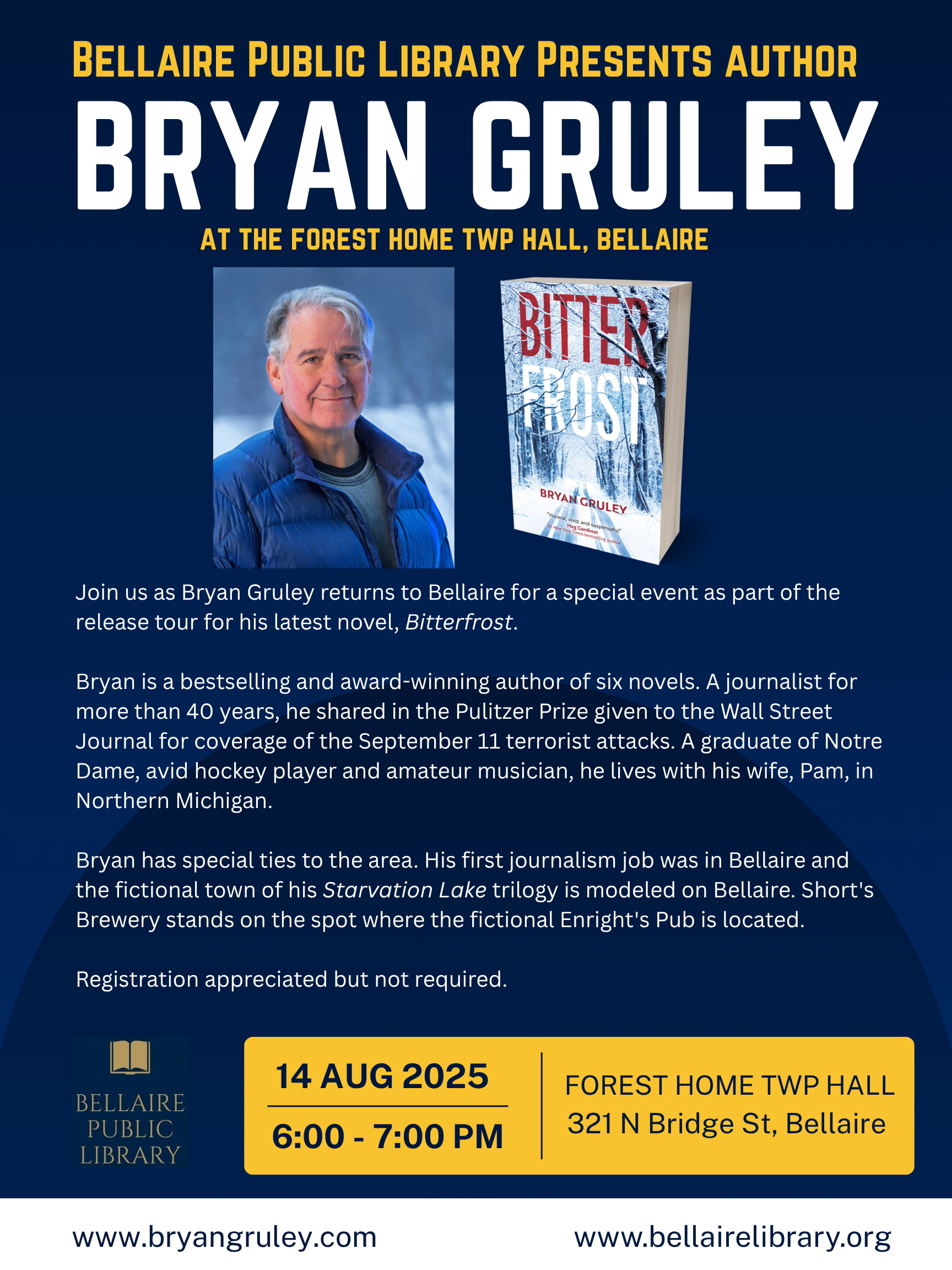 Bryan Gruley Author Visit