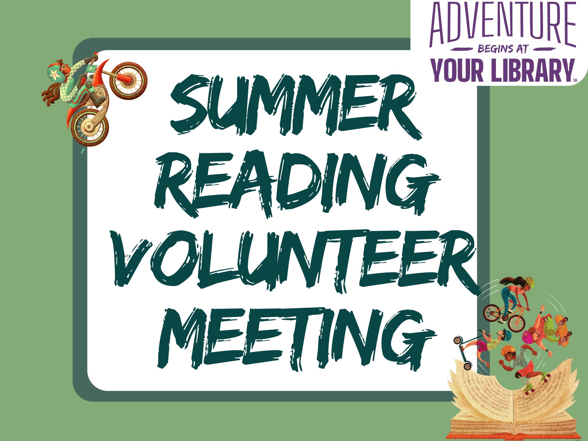 Summer Reading Volunteer Meeting
