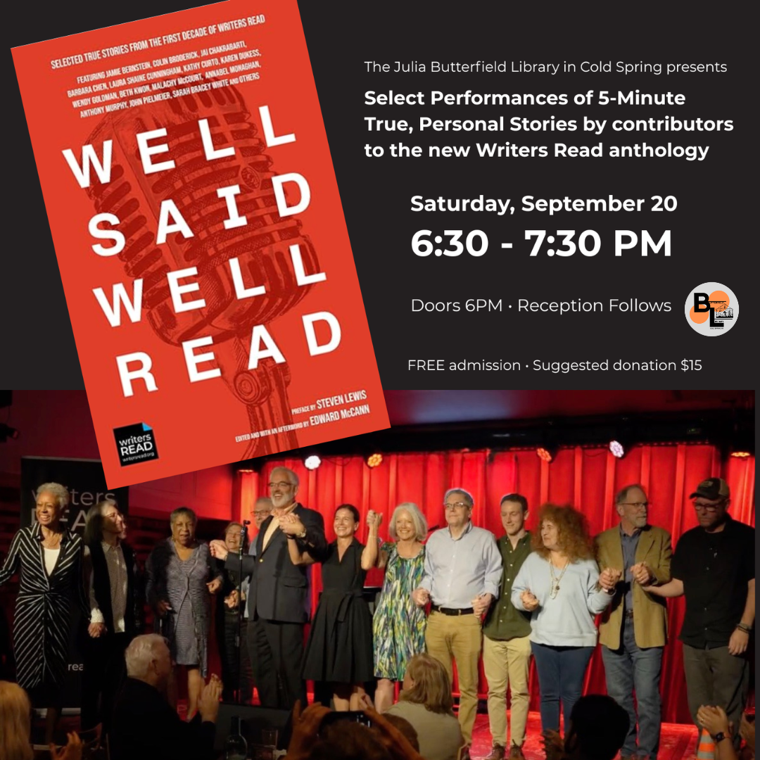 Well Said, Well Read: A Writers Read Live Performance