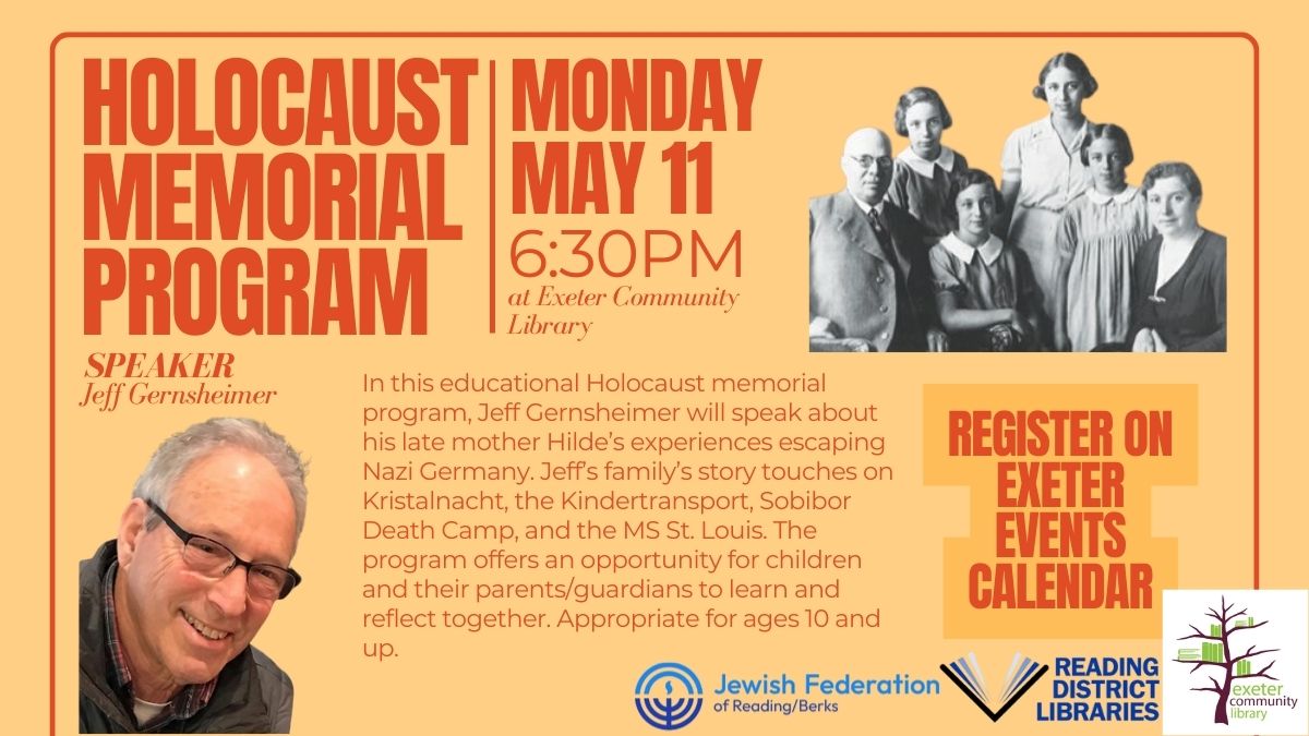 Holocaust Memorial Program with Jeff Gernsheimer