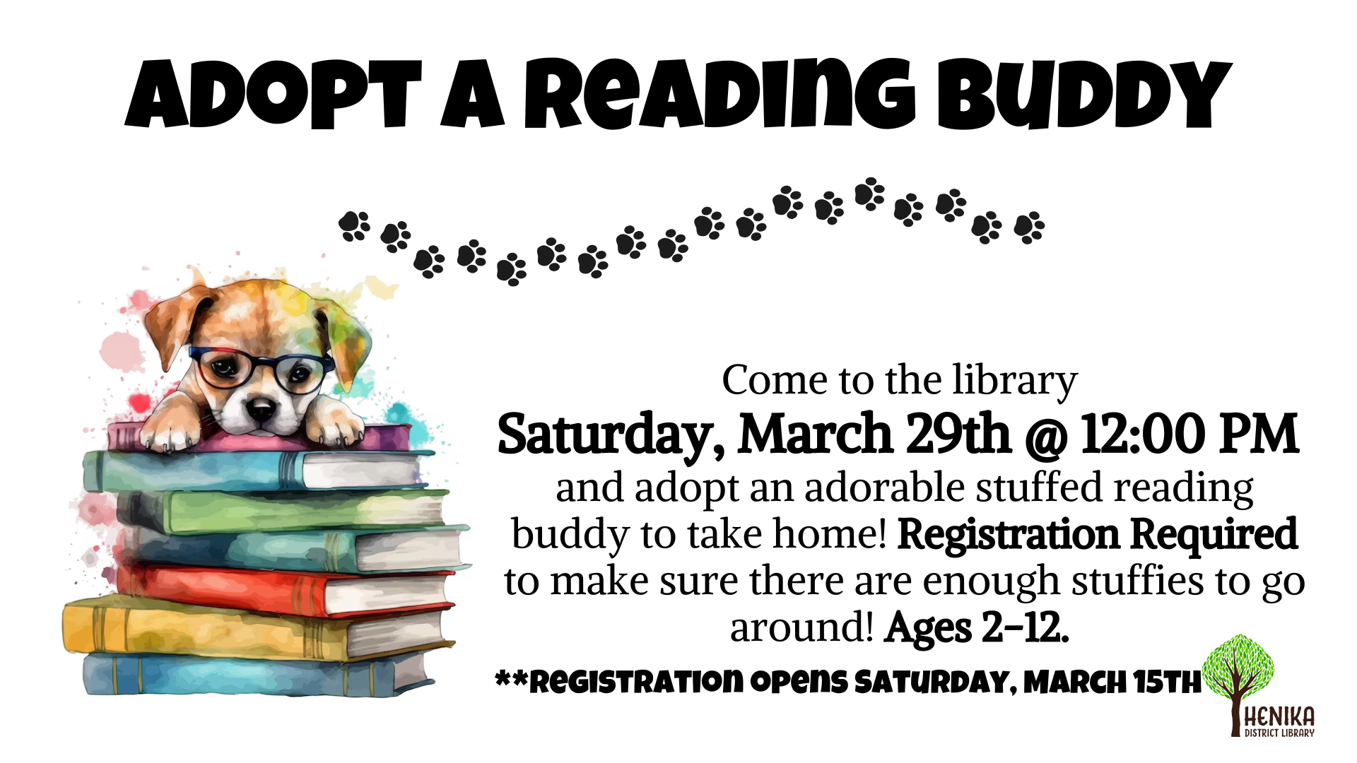 Adopt a Reading Buddy!