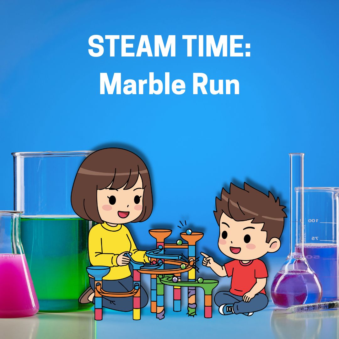 Kids' Class: STEAM Time Marble Run — Education in Eagle Public Library · Eagle, ID