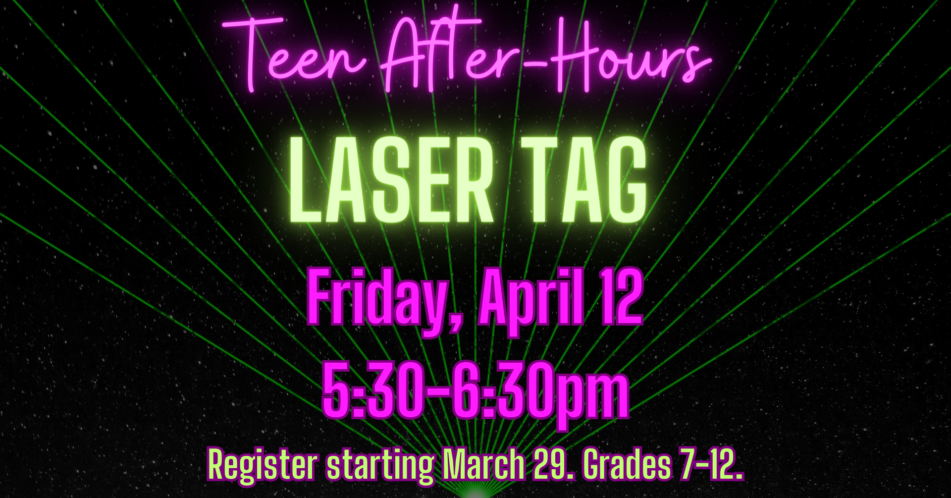 Teen After-Hours: Laser Tag