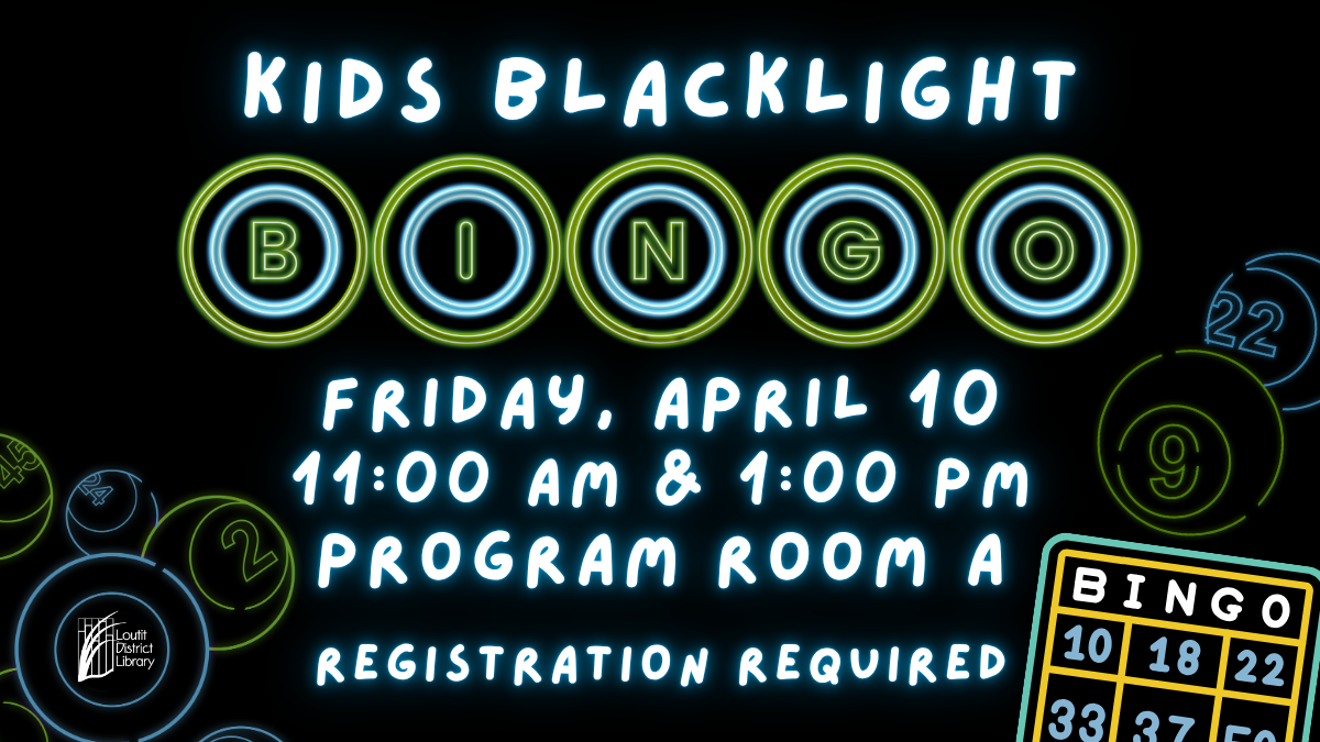 Kids Blacklight Bingo